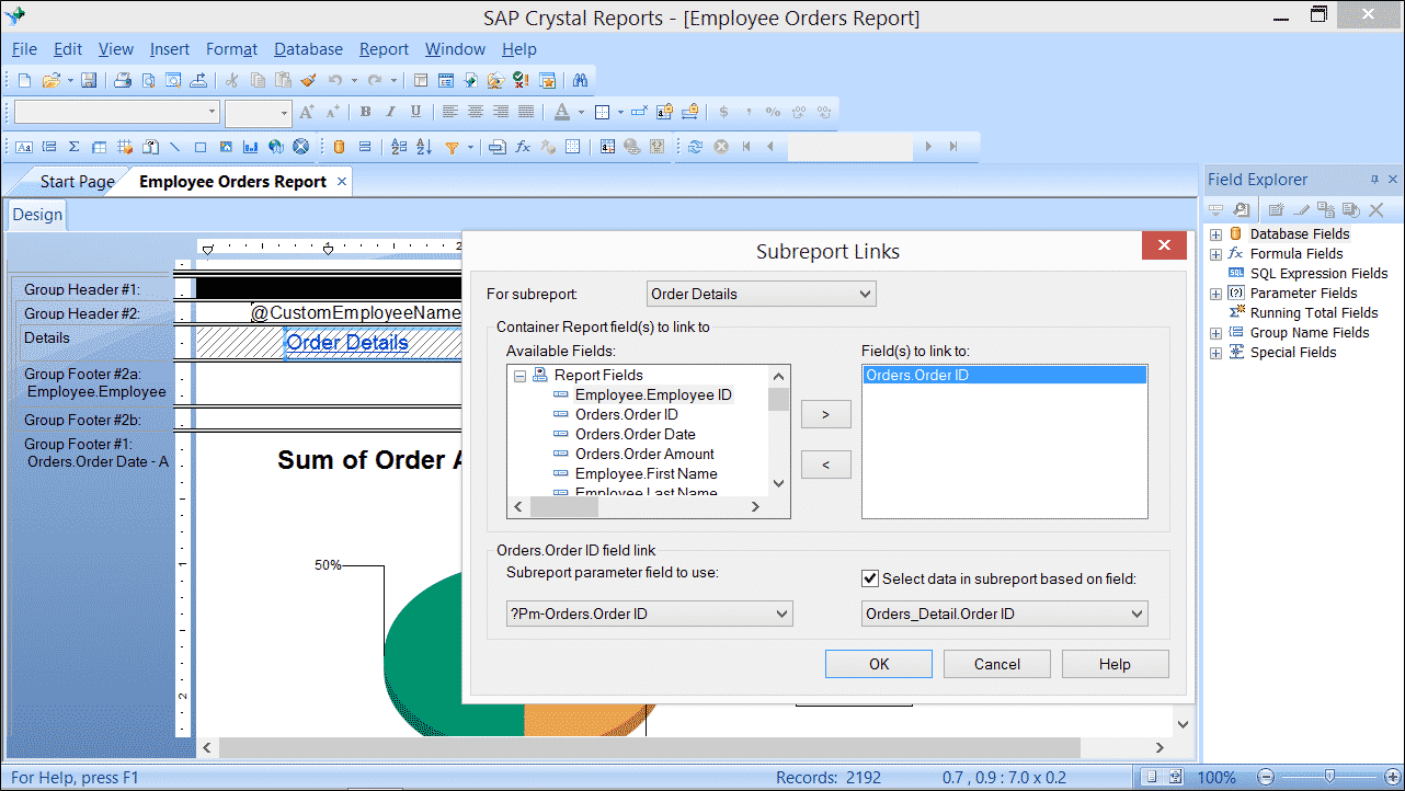 crystal reports version 10.5